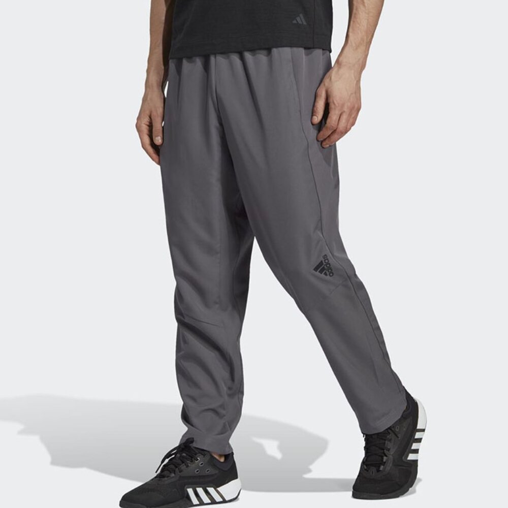Adidas Men’s AEROREADY Movement Training Joggers Pants Gray, Size Large (New)